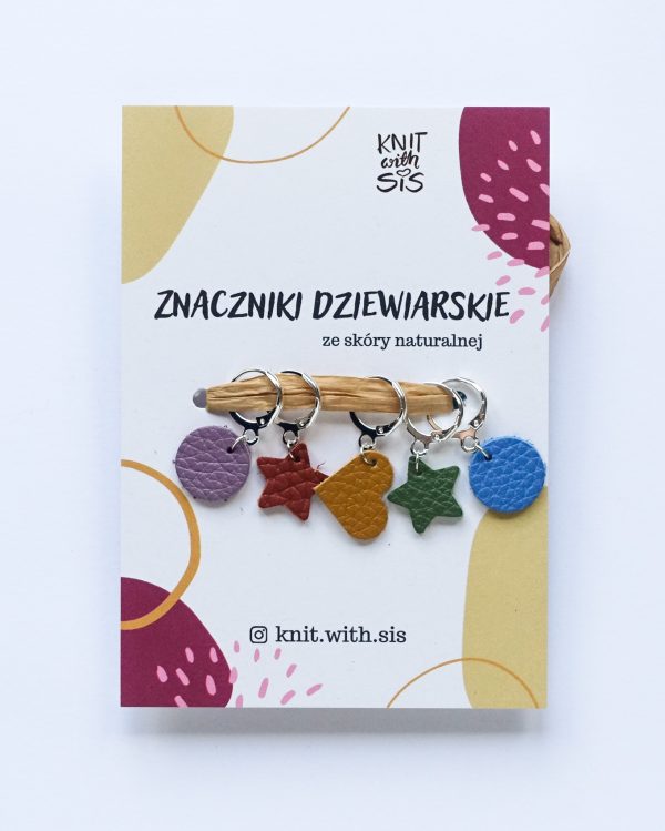 znaczniki otwierane natura knit with sis