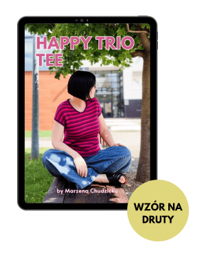 HAPPY TRIO TEE – Wzór na druty