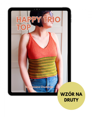 HAPPY TRIO TOP – Wzór na druty